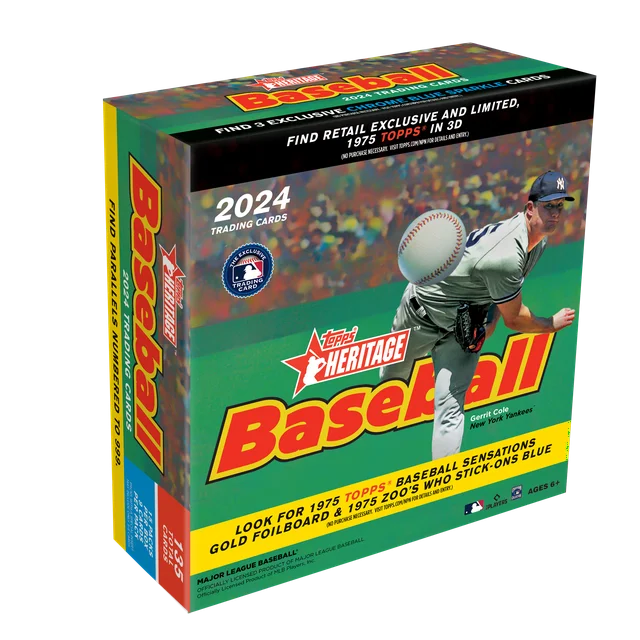 2024 Topps Heritage Baseball Factory Sealed Monster Box