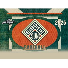 2026 Leaf Seasons in the Sun Baseball Hobby Box