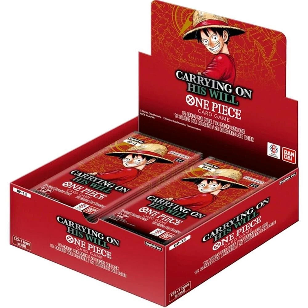One Piece OP-13 Carrying on His Will New Booster Box English Sealed