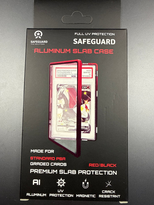 PSA ALUMINUM SLAB CASE (Red/Black)