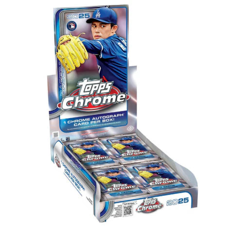 2025 Topps Chrome Baseball Hobby Box