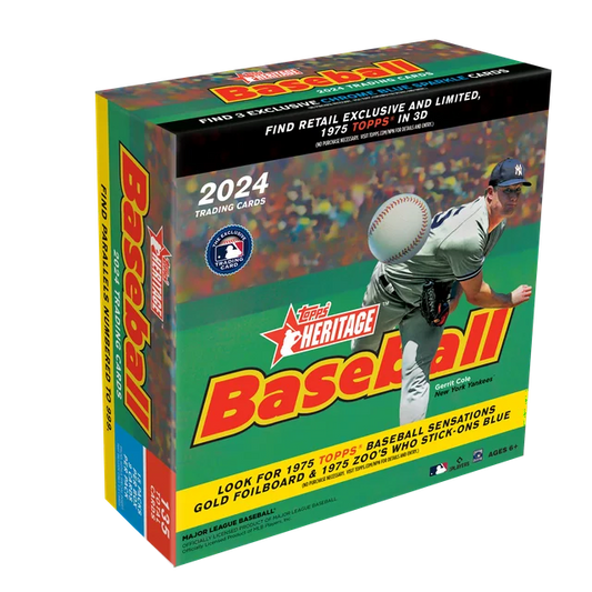 2024 Topps Heritage Baseball Factory Sealed Monster Box
