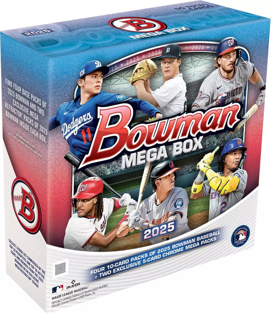 2025 Bowman Baseball Factory Sealed Mega Box