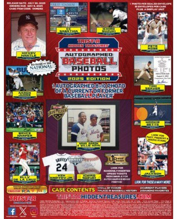 2025 Tristar HT Autographed 8x10 Photo Baseball