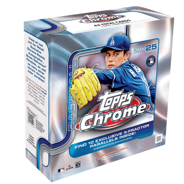 2025 TOPPS CHROME BASEBALL MEGA BOX