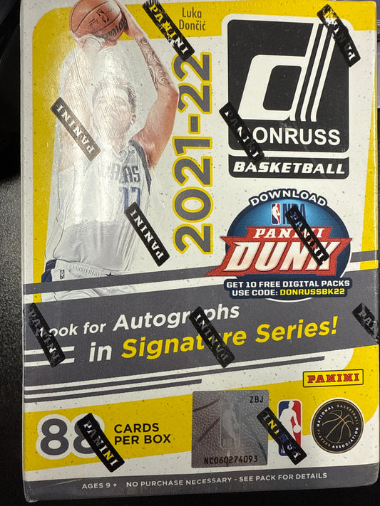 2021-22 DONRUSS BASKETBALL BLASTER BOX