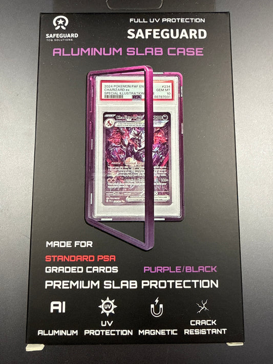 PSA ALUMINUM SLAB CASE (Purple/Black)