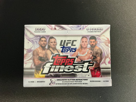 2024 Topps Finest UFC 6-Pack Blaster Box (Glitter Parallels)
