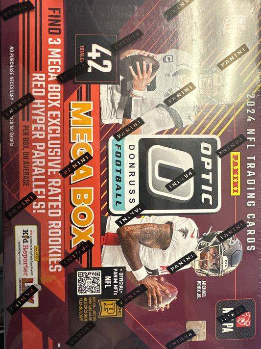 2024 Panini Donruss Optic Football Hobby Mega Box