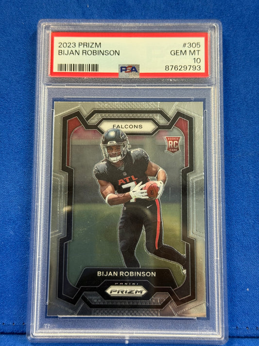 2023 PRIZM #305 BUJAN ROBINSON PSA10
