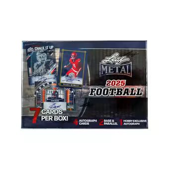2025 Leaf Metal Football Hobby