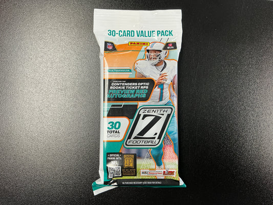 2024 Zenith Football hanger packs