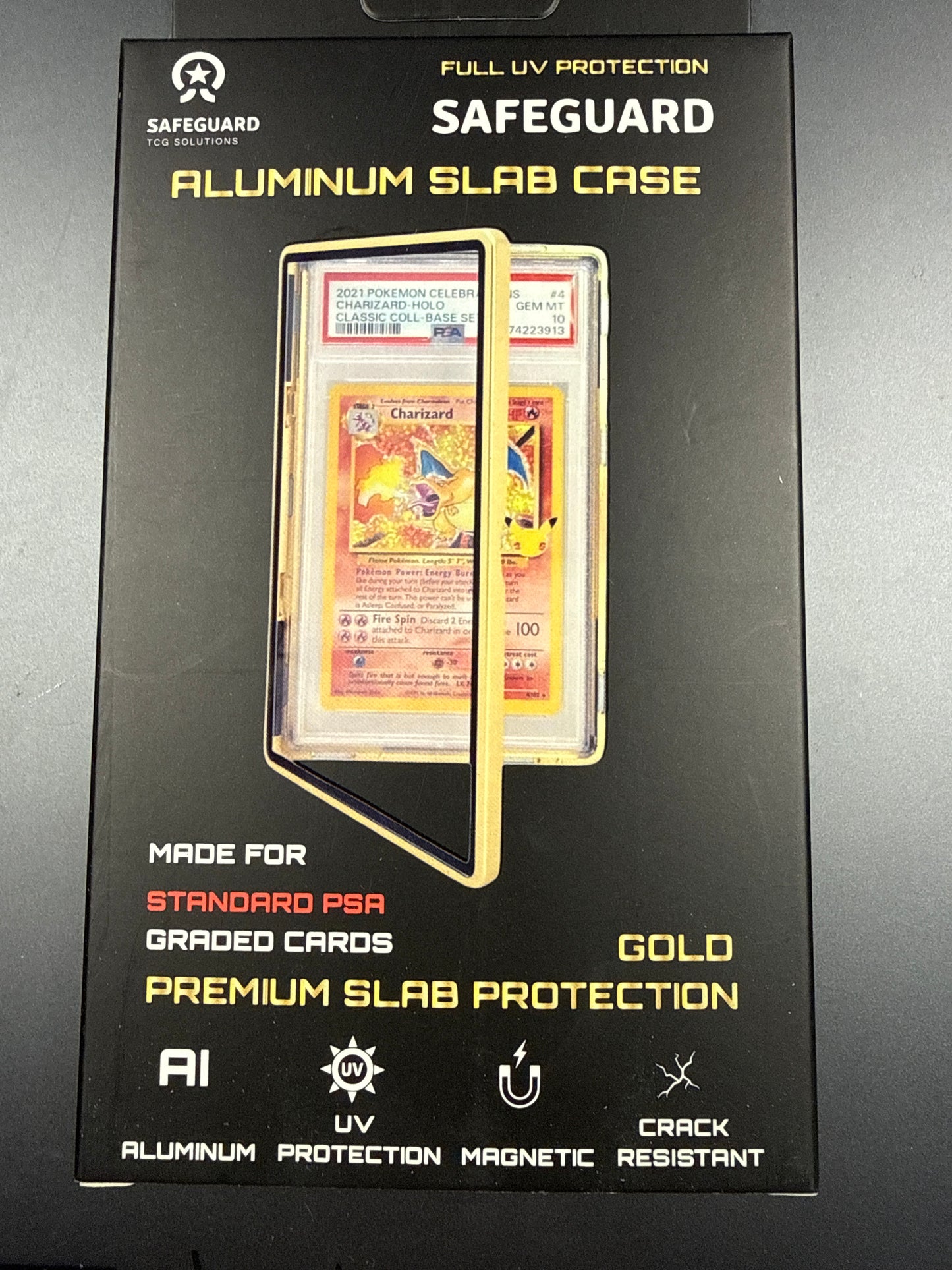 PSA ALUMINUM SLAB CASE (Gold)
