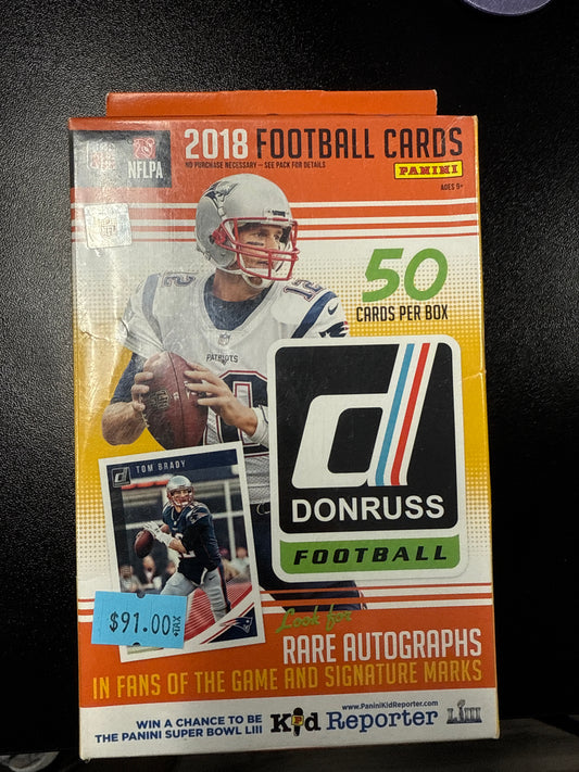2018 DONRUSS FOOTBALL HANGER BOX