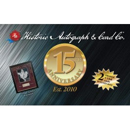 2025 Historic Autographs 15th Anniversary Edition Hobby Box