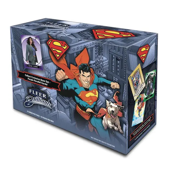 2025 Upper Deck Fleer Brilliants Superman Retail Mega Box