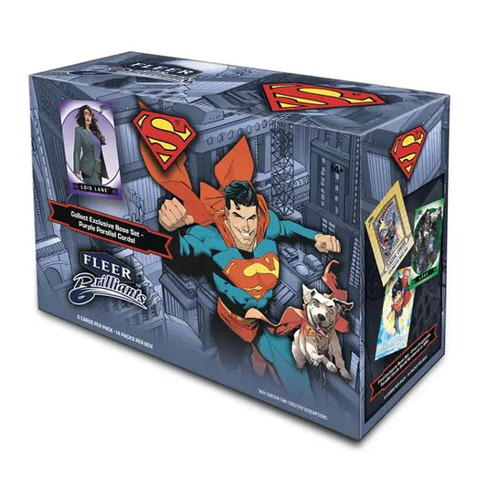 2025 Upper Deck Fleer Brilliants Superman Retail Mega Box