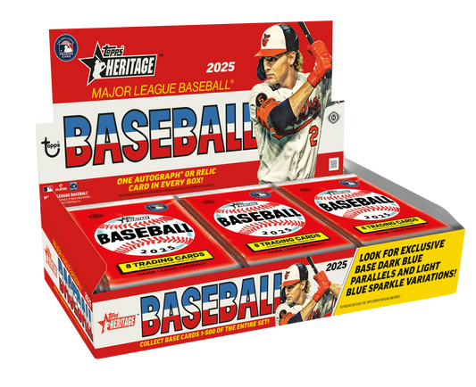 2025 Topps Heritage Baseball Hobby Box