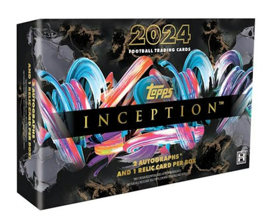 2024 Topps Inception Football Hobby 8-Box Case New!