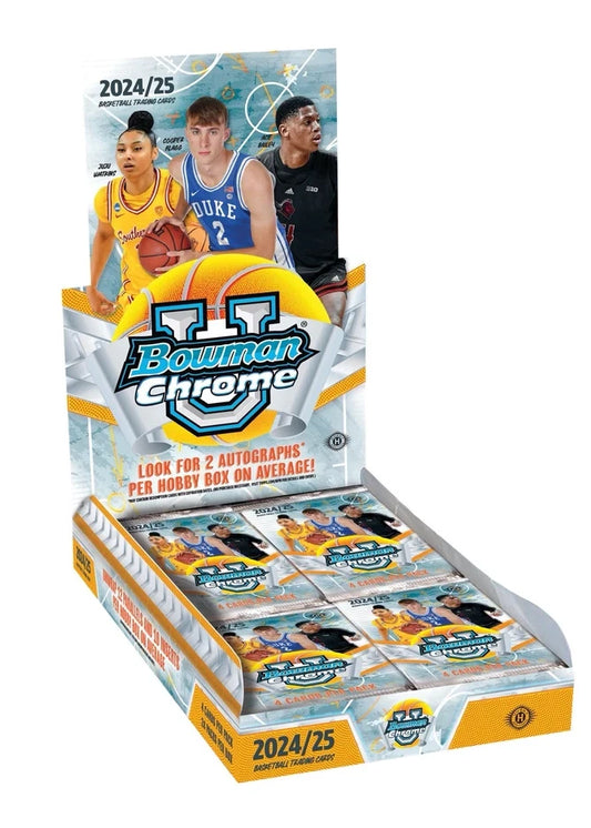 2024-25 Bowman University Chrome Basketball Hobby Box