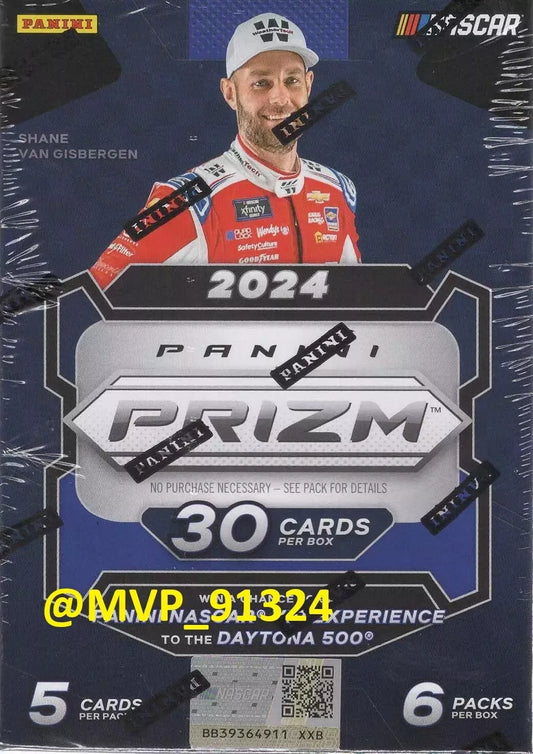 2024 Panini Prizm Racing 6-Pack Hobby Blaster Box (Green Ice Prizms)