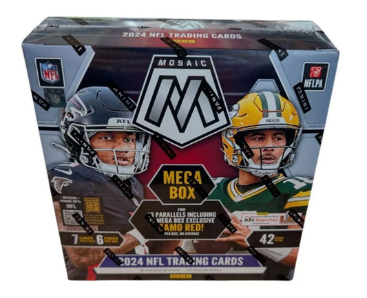2024 Panini Mosaic Football Hobby Mega Box (camo red)